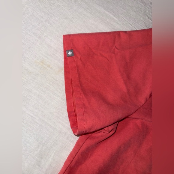 FIGS *LIMITED EDITION* Hot Coral Catarina Scrub Top XXL - Picture 7 of 8